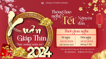 Lunar New Year holiday announcement 2024